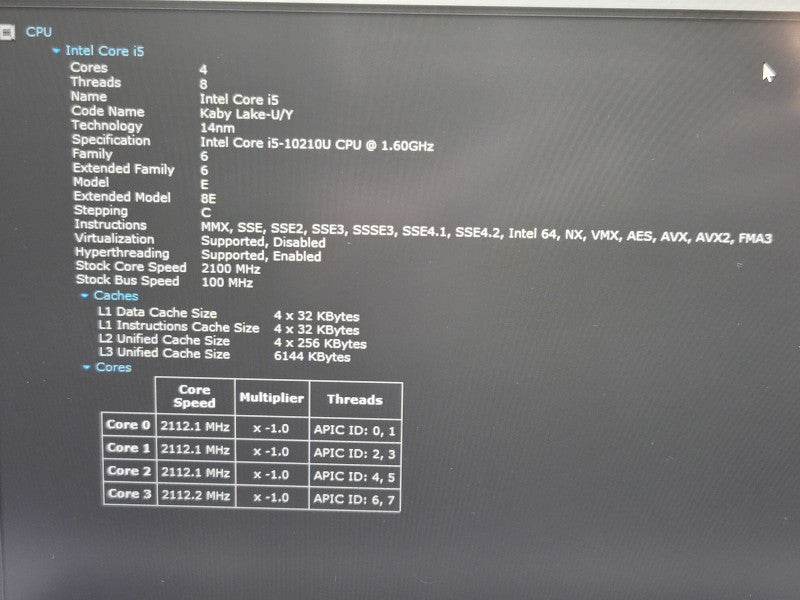 Dell XPS 13 7390| i5-10210U| 8GB DDR3L| 256GB SSD NO BATTERY β Lap200