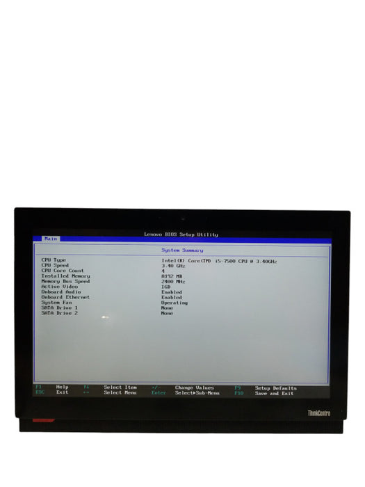Lenovo ThinkCentre M810z AIO Intel i5-7500@3.40GHz 8GB RAM NO-HDD NO-STAND