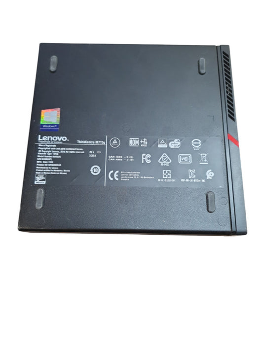 Lenovo ThinkCentre M715q AMD Ryzen 5 Pro 2400GE 3.2GHz 16GB RAM