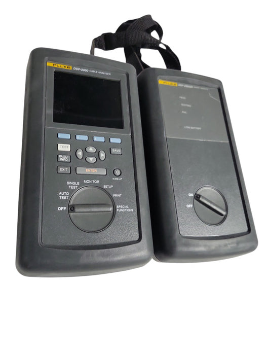 FLUKE DSP 2000 and DSP 2000SR, Cable Analyzer and Smart Remote _