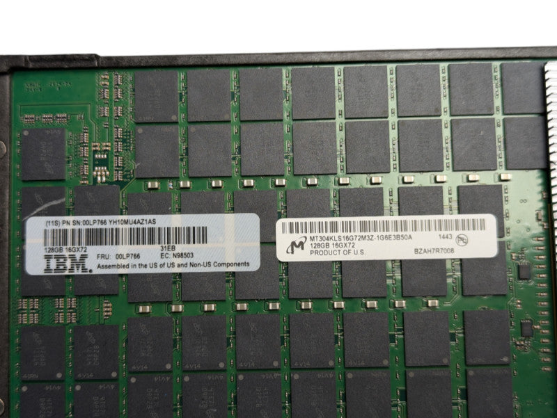 128GB DDR Memory CDIMM Module 00LP766 IBM Micron 128GB 16GX72 Q-