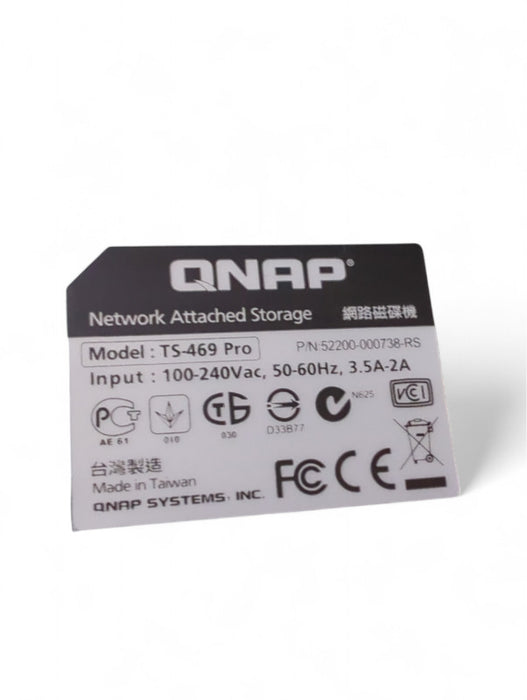 QNAP Model TS-469 Pro 4 3.5 inch HDD Bay Network Attached Storage Please READ -