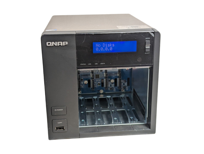 QNAP Model TS-469 Pro 4 3.5 inch HDD Bay Network Attached Storage Please READ -