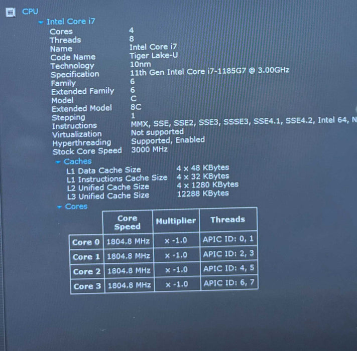 Dell Latitude 7420 TOUCH Core i7-1185G7@3GHz 16GB DDR4 RAM 512GB NVMe SSD  Lap200