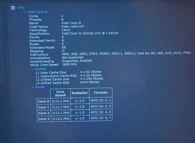 HP ProBook 440 G7 Intel Core i5-10210U@1.6GHz 16GB DDR4 RAM 256GB NVMe SSD  Lap200