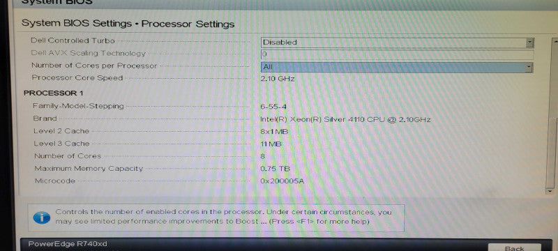 Dell PE R740xd, 1x Xeon Silver 4110 2.10GHz, 64GB DDR4, 8x 8TB HDDs, 2x PSU _