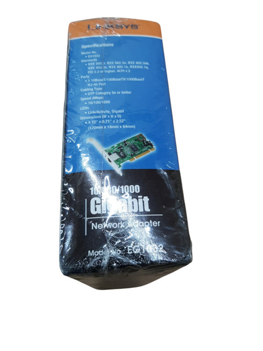 LINKSYS 10/100/1000 Gigabit PCI Network Card EG1032