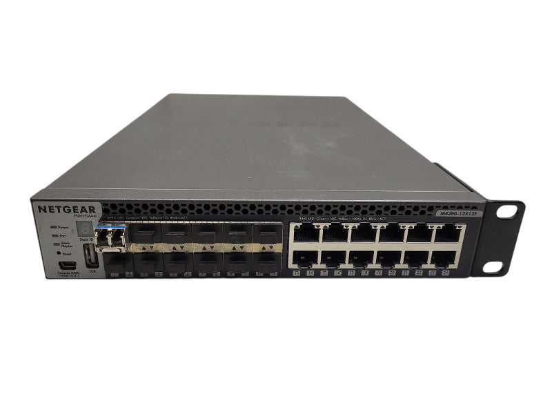NETGEAR XSM4324S M4300-12X12F 24 Ports Managed Fiber Ethernet Switch Q$