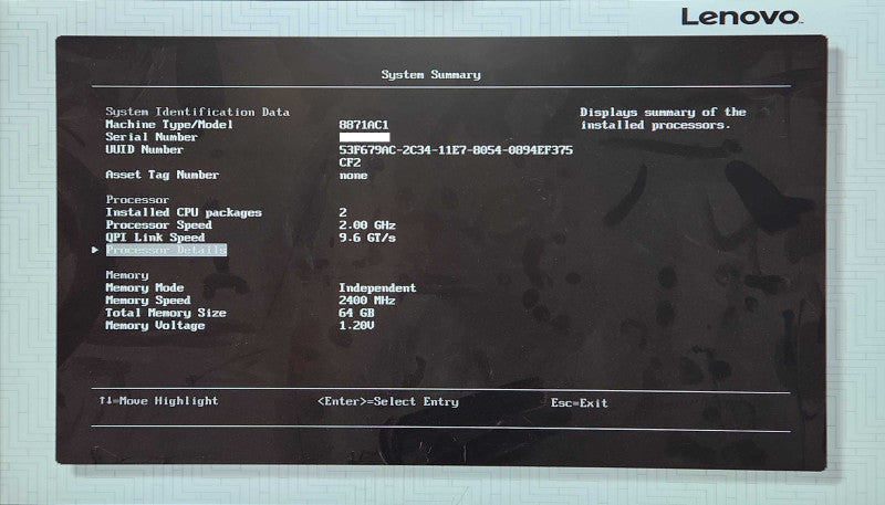 Lenovo System x3650 M5 2U 12x3.5", 2x Xeon E5-2660 v4 2.00GHz, 64GB DDR4