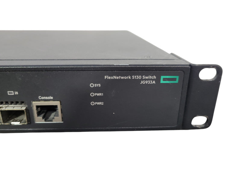 HPE FlexNetwork 5130SWITCH JG933A 24G SFP 4SFP+ EI SWITCH 2x PSU !