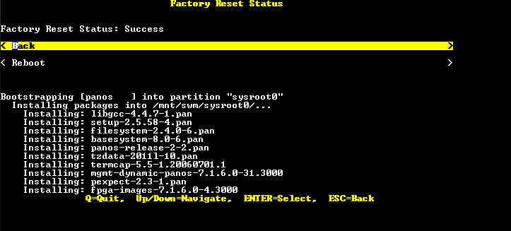 Palo Alto PA-3020, Enterprise Firewall Security Appliance, Factory Reset
