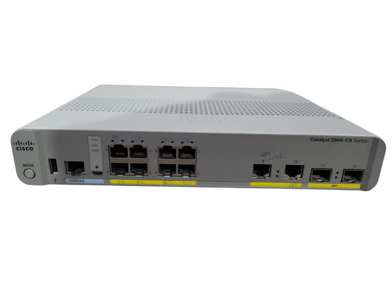 Cisco Catalyst 2960-CX Series WS-C2960CX-8TC-L V4 8-Port Ethernet Switch !
