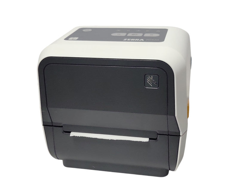 Zebra ZD420 Thermal Label Barcode USB Printer ZD42H42-T01E00EZ w/ AC Adapter Q_