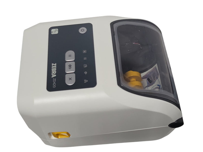 Zebra ZD420 Thermal Label Barcode USB Printer ZD42H42-T01E00EZ w/ AC Adapter Q_