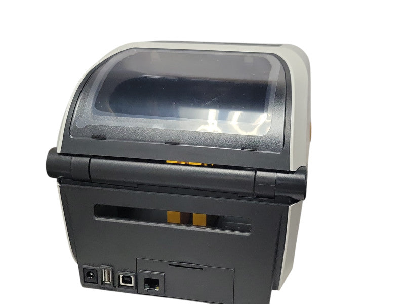 Zebra ZD420 Thermal Label Barcode USB Printer ZD42H42-T01E00EZ w/ AC Adapter Q_