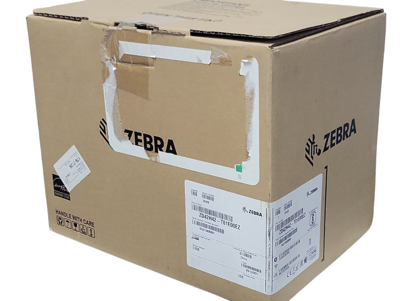 Zebra ZD420 Thermal Label Barcode USB Printer ZD42H42-T01E00EZ w/ AC Adapter Q_