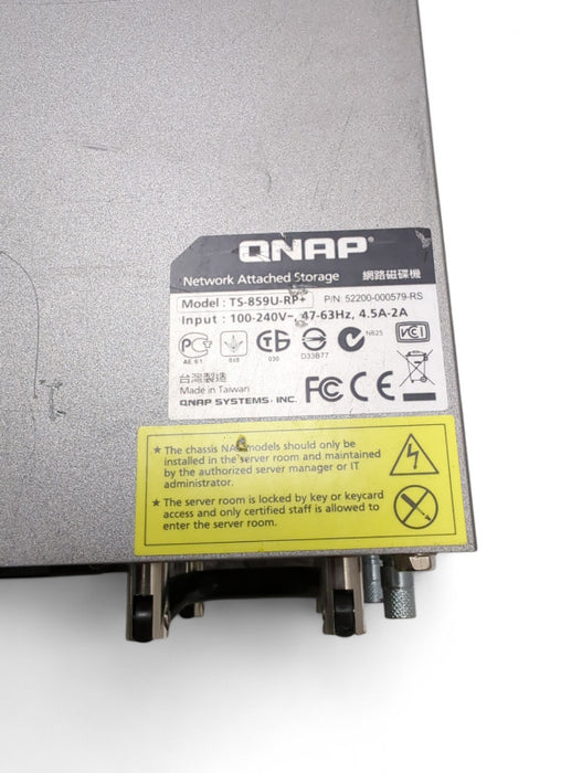 QNAP TS-859-RP+ 12 3.5 inch Bay Network Attached Storage Please READ  -