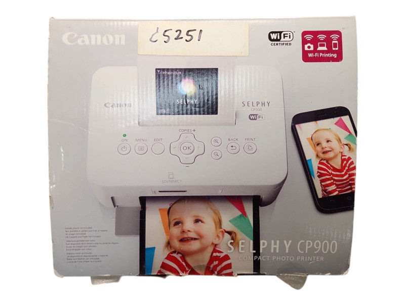 *OPEN BOX* Canon SELPHY CP900 Digital Photo Compact Portable Wireless Printer