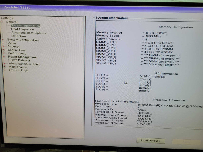 Dell Precision T3610 - Xeon E5-1607 v2 | 16GB RAM | NO HDD | 685W PSU Q%