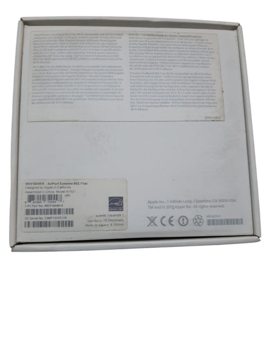 Apple AirPort Extreme Base Station 802.11ac WiFi Router A1521