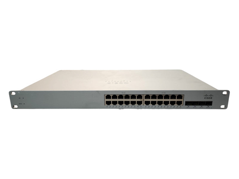 Cisco Meraki MS220-24P, 24-Port Gigabit PoE Switch, 4x SFP, Unclaimed