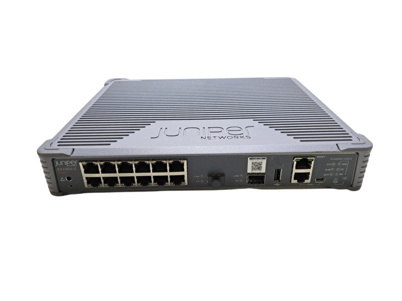 Juniper EX2300-C-12P Rev C | 12-Port Gigabit PoE+ 2x SFP 1/10G Silent Switch