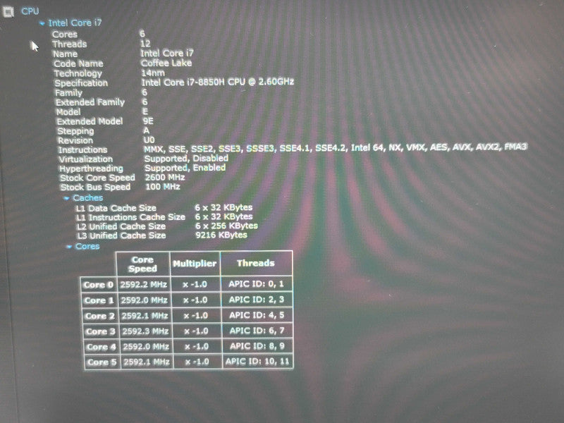 Dell Precision 5530| i7-8850H| 16GB DDR4| Quadro P1000| 512GB SSD  Qβ Lap200