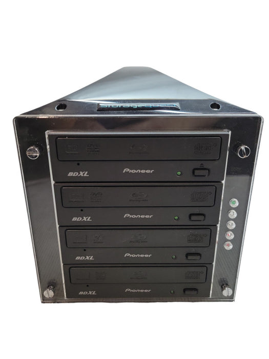 BDXL Drive Array (4x Pioneer BDR-209M) Blu-Ray UHD | USB3 %