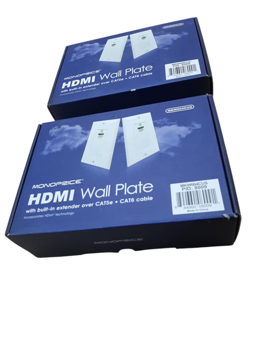Monoprice HDMI Wall Plate w/ Extender HDMI OVER CAT5E/CAT6 | READ