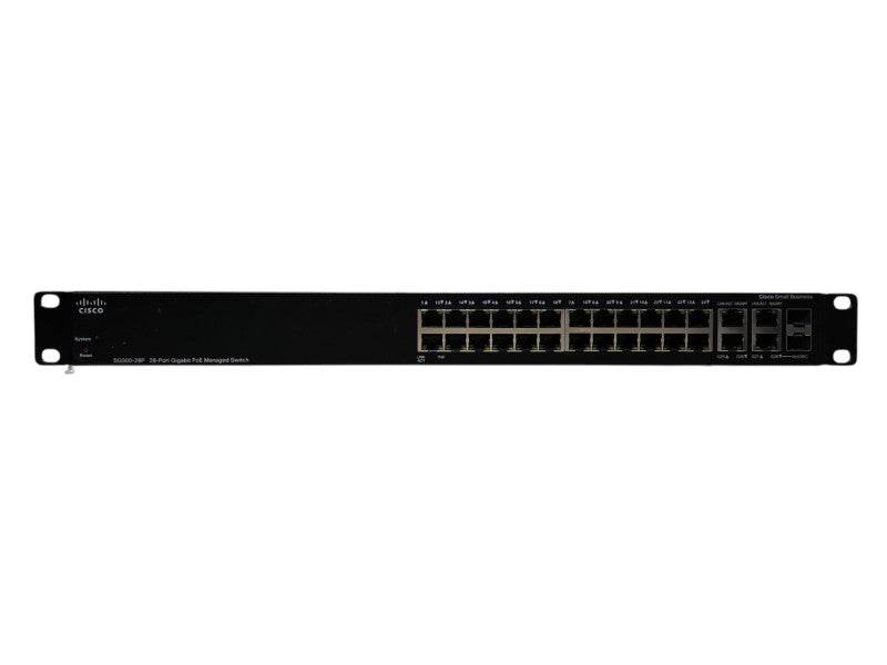 Cisco SG300-28P 28-Port Gigabit PoE Managed Switch SRW2024P-K9