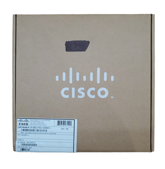 Cisco CP-8832-MIC-WIRED Wired Cisco 8832 Wired Microphone Kit | New Open Box