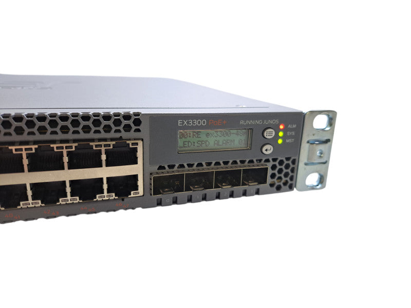 Juniper EX3300-48P Rev A | 48-Port Gigabit PoE+ Network Switch | 4x 10G SFP+