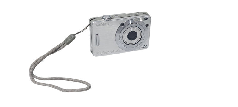 Sony Cyber-Shot DSC-W55 7.2MP Digital Camera - Silver