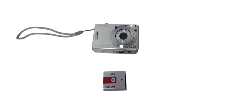 Sony Cyber-Shot DSC-W55 7.2MP Digital Camera - Silver