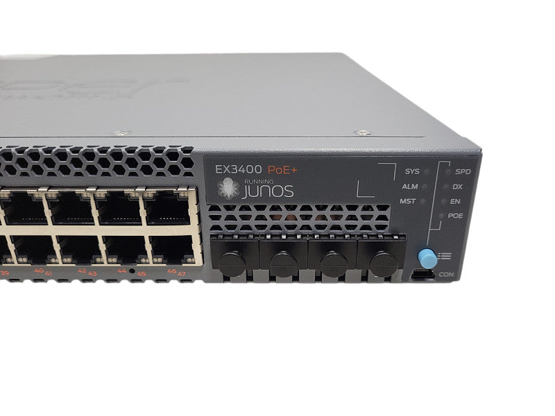 Juniper EX3400-48P | 48x 1G PoE+, 4x 10G SFP+, 2x 40G QSFP+ Network Switch Q$