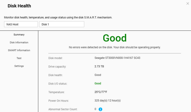 QNAP TS-463U-RP 4Bay NAS Network Storage, 12TB(4x 3TB HDDs)
