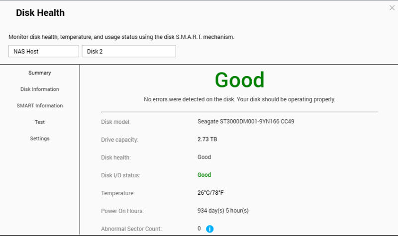 QNAP TS-463U-RP 4Bay NAS Network Storage, 12TB(4x 3TB HDDs)