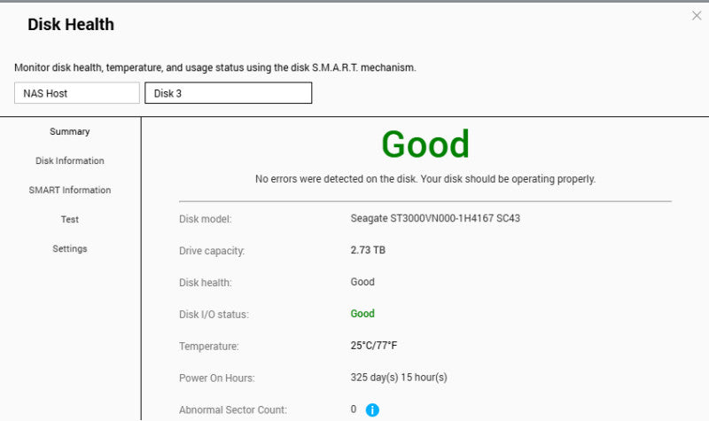 QNAP TS-463U-RP 4Bay NAS Network Storage, 12TB(4x 3TB HDDs)