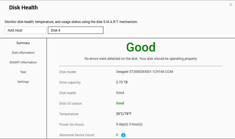 QNAP TS-463U-RP 4Bay NAS Network Storage, 12TB(4x 3TB HDDs)