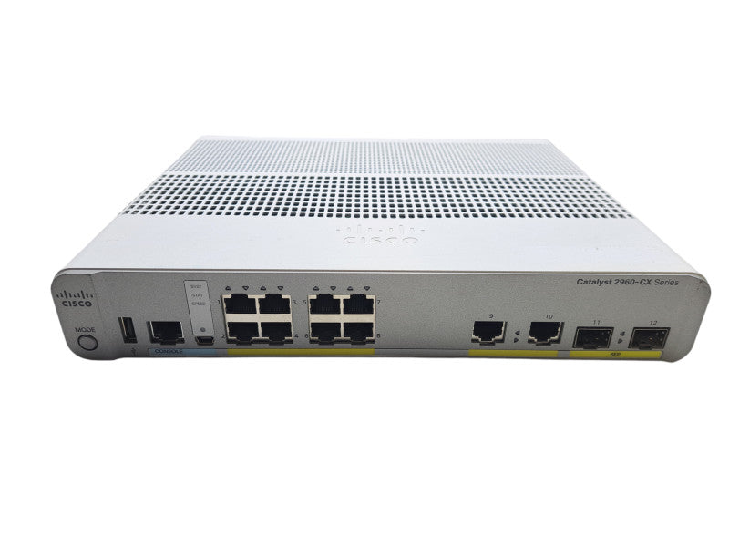 Cisco WS-C2960CX-8TC-L V03 | 8-Port Gigabit Managed Silent Switch | 2x SFP