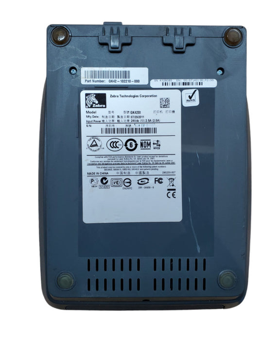Zebra GK420t Thermal Printer | GK42-102210-000 | Printer Only