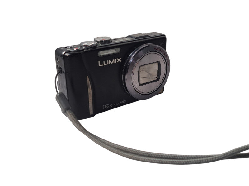 Panasonic Lumix DMC-ZS10 Black Compact Digital Camera| No Battery