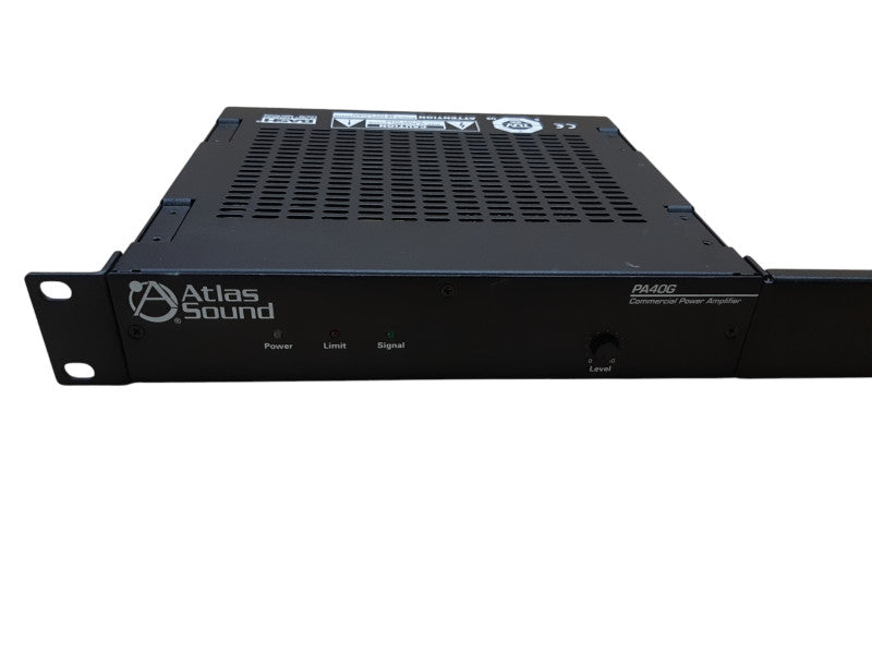 Atlas Sound PA40G Commercial Power Amplifier w/ Rack Mount