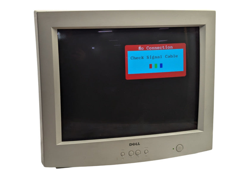 Vintage Dell 17" CRT Computer Monitor E770S  -