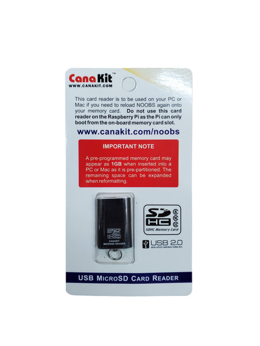CanaKit USB MicroSD Card Reader | New