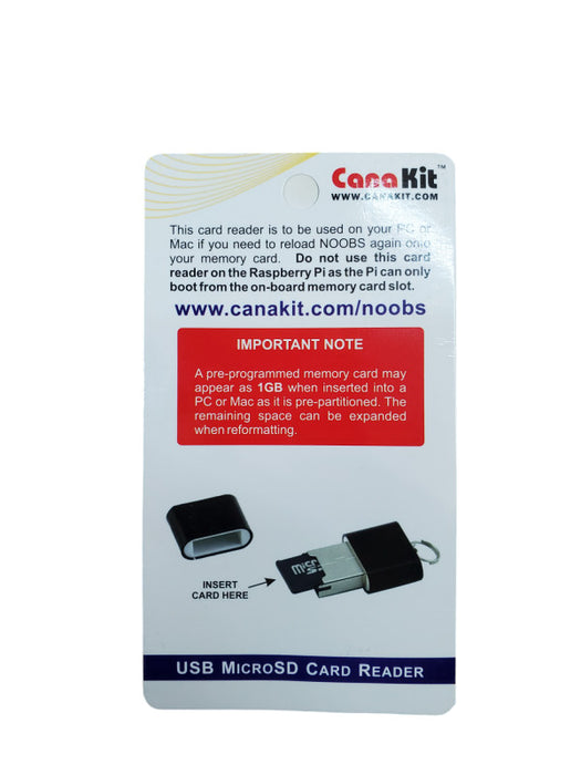 CanaKit USB MicroSD Card Reader | New