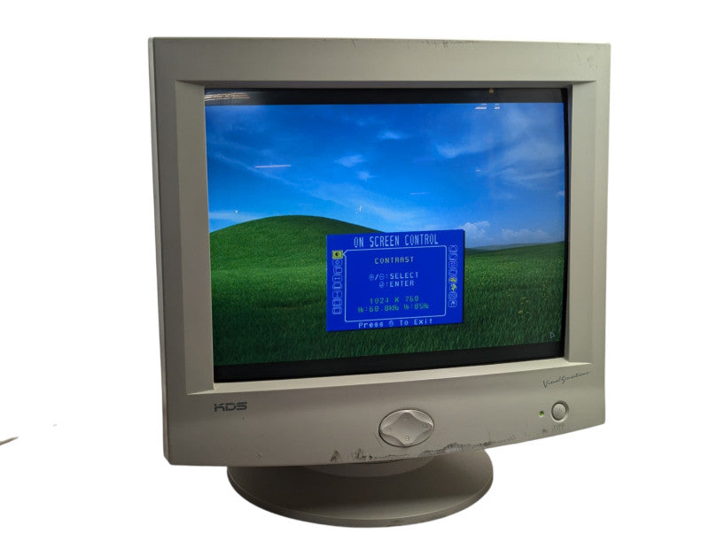 Vintage KDS Visual Sensations VS-190 19" CRT monitor  -