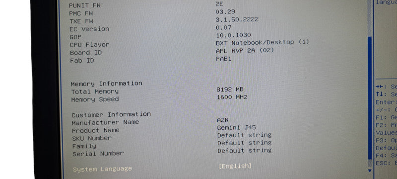 Beelink J45 Mini PC Intel Pentium J4205 8GB RAM