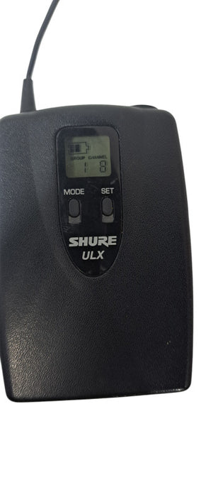 Shure ULX1-J1 Bodypack Transmitter w/ Belt Clip - Frequency: 554-590 MHz