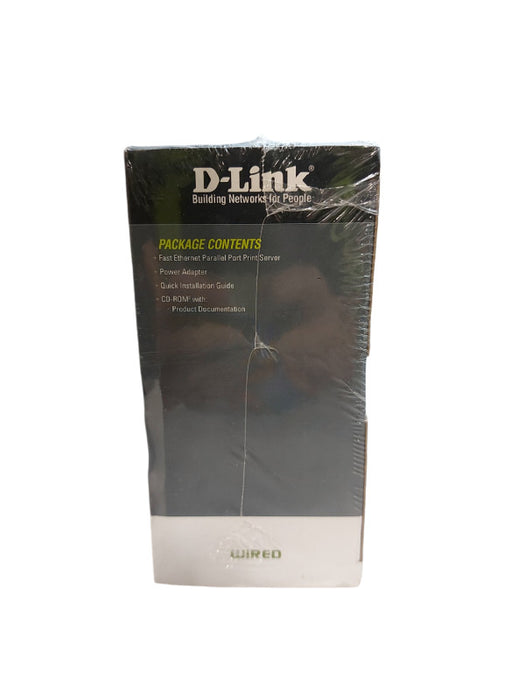 D-Link DP-301P+ Fast Ethernet Parallel Port Point Server- Brand New